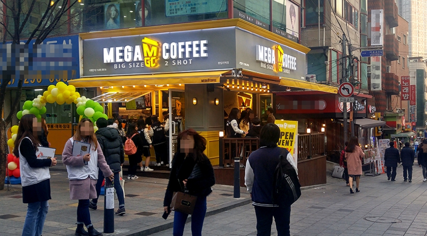 ★BEST★《안양시》★메가커피★ 매출대비 권리금 저렴한 매장.