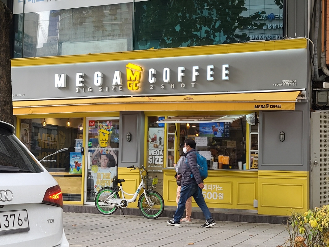 [수원 ★메가커피창업★] A급시설/ 매출상승세/ 시세대비 저렴한 권리금