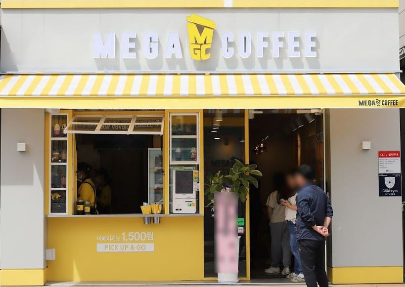 인천 부평 메가 커피!월매출 3500만원 이상!! 권리 2억원 매장 특급