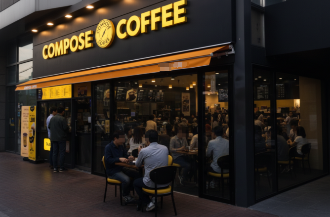 [파주 컴포즈커피 양도양수]최신매장/풀오토or반오토 모두 가능/초보창업/★역세권★