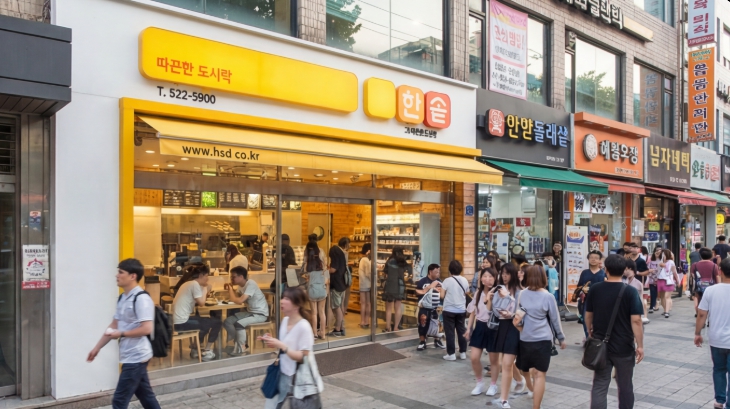★성남★한솥도시락 창업!/풀오토 운영 매장!/지하철역 앞!