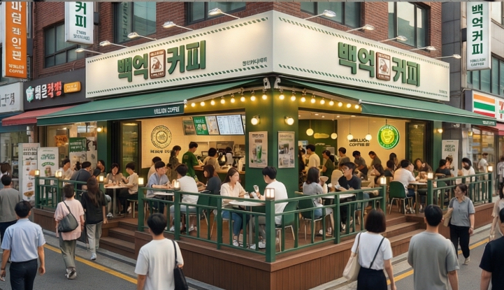 ★강남구★백억커피 창업! / 창업몰 단독진행 매장! / 매출대비 권리금 굳! 